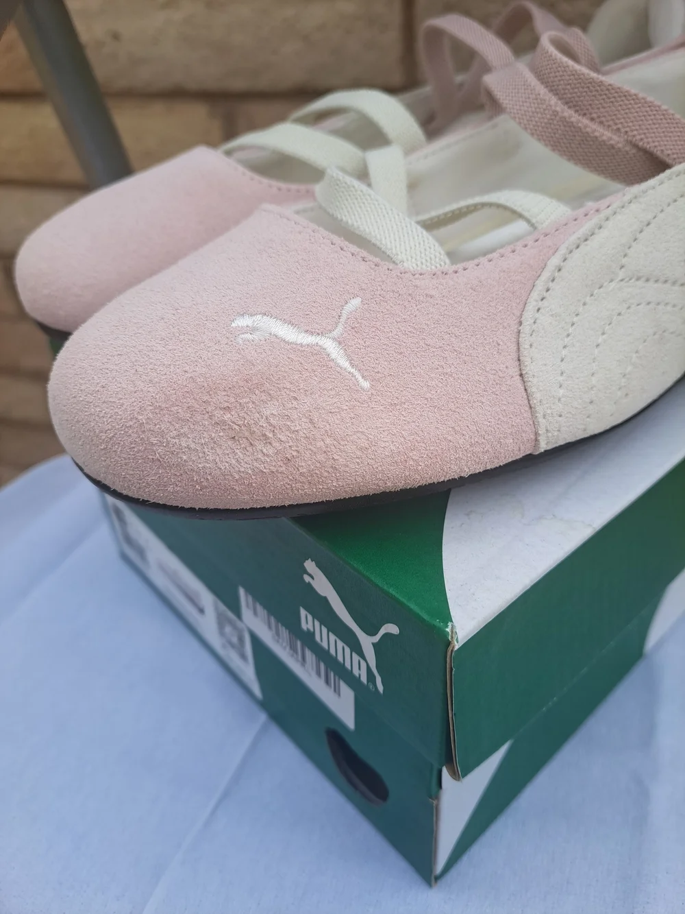 Puma Speedcat SD Womans Pink Mary Jane Ballet Shoes - Picture 6 of 7